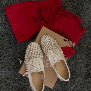 Freddy Spikes Donna Flat Nappa Christian Louboutin